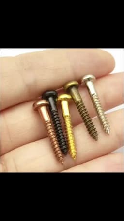 10Pcs/12pcs Screw ST Style Guitar Tremolo Bridge Mounting Screws For Electric Guitar Screws Parts