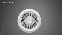 KCvents Wall Mount Exhaust Fan 100/150 mm Reversible with Remote Control for Bathroom, Kitchen, Home, Attic Ventilation Fan