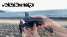 ZNLYRION FPV Drone Dual Camera Optical Flow Hover Foldable RC Quadcopter APP Path Flight Beginner Drone Toy