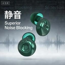 Adjustable Sound Insulation and Noise Reduction Sleep Music Outdoor Earplugs Anti-noise Small Ear Canal Learning