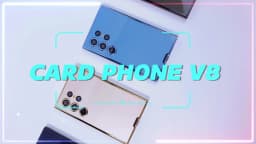 Credit Card Size Mini Phone Unlocked Dual SIM Ultra Thin 2.0" Display Pocket Cellphone Voice Changer Speed Dial Flashlight