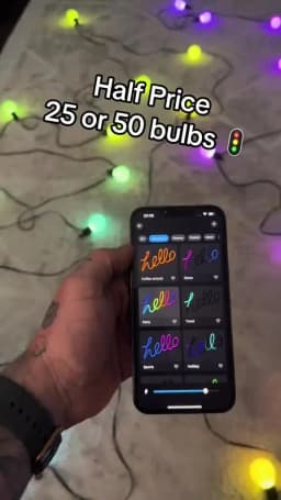 Smart G40 LED Bulb String Light 15M/30M Christmas Festoon USB Fairy Lights Garland For Room Outdoor Garden Camping Wedding Decor