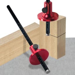 Woodworking Scriber-Wood Marking Tools With Inch & MM Scale, Wheel Marking Gauge-Parallel Line Drawing Mortise Measuring Tool
