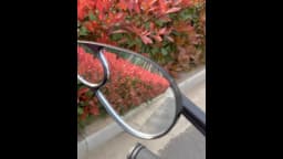 Bike Mirror Handlebar Mount, 360° Adjustable Dual-View Foldable Rear View Mirrors, Maximized Safety with Lightweight Scratch-Res