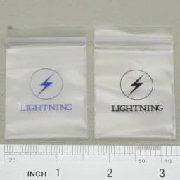 Starose 100Pcs New Print Black Light Plastic Bags Ziplock 6x4cm Clear Bags for Ring Piercing Jewelry Packaging Thickness 0.07mm