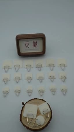 10PCS Invisible Adhesive Plate Hanger Self-Adhesive Wall Dish Hanging Hook Vertical Pictures Holders Home Art Decor Accessories