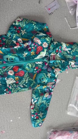 Boys and Girls Wind Cap Coat Assorted Cartoon Pattern Printed Zipper Coat Children Spring Wear