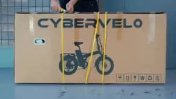 Cybervelo 1000W Peak High-speed Brushless Folding 20 Inch Fat Tire Electric Bike for Adults 48V 20.8Ah/50Ah Removable Battery 80 Miles Range Commuter E-Bicycle EK4