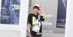 Women Chest Bags Adjustable Backpack and Single Shoulder Bag With Earphone Hole Girl Small Sports Travel Messenger Oxford Bag