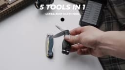 SOG 5 in 1 Aegis MT Mini Portable Multitool Pliers With Precision Cutting Pliers Soft Wire Cutter Tweezers Bottle Opener Ultralight EDC Pocket Gear For Daily Carry Camping Hunting Fishing Emergency Survival Outdoor Utility Multifunctional Hand Tools