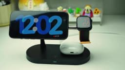 3 in 1 Magnetic Wireless Charger For iPhone 16 15 14 13 12 Fast Charging Station for Apple Watch 10 9 8 7 6 5 4 Airpods 2 3 Pro