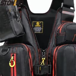 Multi-functional Life Jacket Vest for Outdoor Fishing, a Must-Have for Safety. Multiple Pockets for Storage, Buoyant Materials