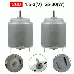 Mini 260 Motor DC 3-12V Electric Machinery Tools High Speed Fan For Toy Car DIY Mini Fan Electric Toothbrush Hair Dryer
