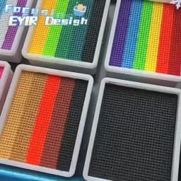EYIR 65 Colors Face Body Paint Kit with 32 Stencils Makeup Palette DIY Body Art Set Halloween Festival Party Face Painting Tools