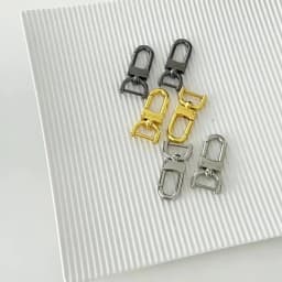 2pcs Detachable Snap Hook Swivel Clasp for Purse Bag Making, Purse Strap Hardware for Replacement Purse Keychain Hardware