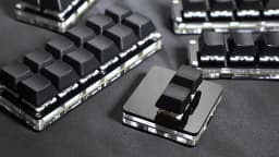 12 Keys Mini Mechanical Gaming Keyboard One Handed Keypad USB-C Wired OSU Keypad Programmable and Hot Swappable Keyboard