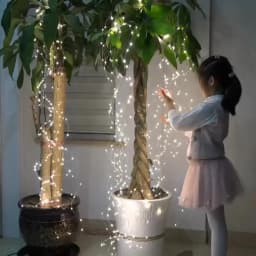 1M 2M 5M 10M Copper Wire LED String Lights Holiday Lighting Fairy Garland for Christmas Tree Wedding Halloween Party Decoration