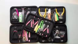 High Quality DIY Jewelry Making Tool Kits Pliers Sets Round Nose Plier Side Cutting Pliers Wire Cutter Scissor Beading Tweezers