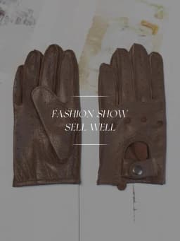 Summer Driving Deerskin Full Finger Leather Gloves for Men's Thin Hollow Unlined Motorcycle Riding Men's Fashion Driver Gloves