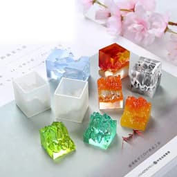 Double-side Snow Mountain Mold Epoxy Resin Silicone Mold Micro Landscape Craft