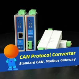PUSR RS485 RS232 Ethernet to CAN Converter CANBus to Serial Data Filtering Multiple Modes Industrial Design USR-CAN114/112/115
