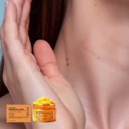 EELHOE Turmeric Scrub Lighten Skin Brightening Products Full Body Cleaning Dead Skin Remover Smooth Sea Salt Exfoliating Scrub
