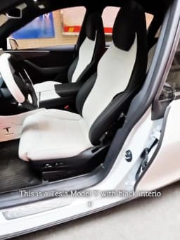 For Tesla Model YL New Car Seats Cover Nappa Leather YL Invisible Seat Cushions Ventilation High Quality Interior Accessories
