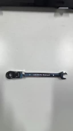 1-Piece Ratchet Wrench of Keys Spanner Hand Tool 72-Tooth Ratcheting Flexible Head Mirror Finish