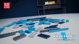 Mould King 10111 Technical Car Toys The Blue Sport Car Building Block Assembly Racing Car Model Brick Set Kids Christmas Gift