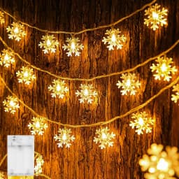 Valentine's Day Snowflake LED String Lights Easter LED Fairy Light Wedding Party Garland Holiday Decoration Lighting Strips
