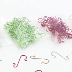 50Pcs Christmas Ornament Hooks Xmas Tree Decor Hanger Hook Stainless Steel S-Shaped Hook Birthday Party Supplies Home Accessory