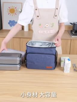 Thermal Shoulder Lunch Bag Waterproof Thick Cooler Handbag Large Insulated Food Grade PEVA Family School Picnic Refrigerator Box