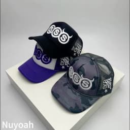 New Unisex Personal Devil Horns Letters Embroidery Baseball Hats Breathable Mesh Sunshade Hip Hop Trucker Caps Versatile Outdoor
