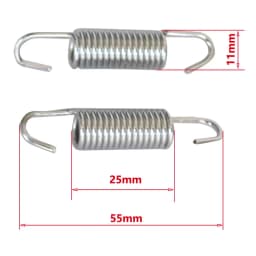Motorcycle Stainless Steel Spring Hooks Hooking Engine Accessories Motorcycle Modified Exhaust Spring Pull Reed