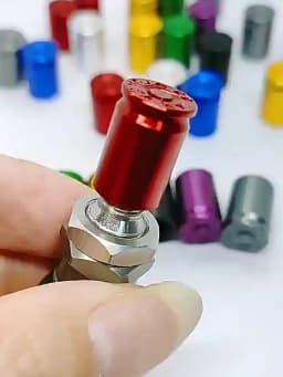 4PCS Tire Valve Stem Caps for Car Tires Universal Stem Covers for Car Leak Proof Stem Cover for SUV Truck Bicycle Motorcycles