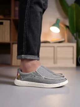 Men's Stylish Denim Slip On Loafers - Breathable Comfort for All Day Wear, Lightweight Design, No Tie, Easy to Wear and Take Off