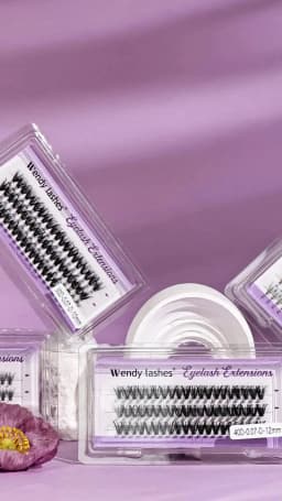 Wendy Lashes 10/20pcs/Lot Cluster lashes 3 Rows 10D/20D/30D/40D Bundles Natural Style Individual Eyelashes Handmade Supplier