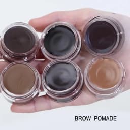 6Color Matte Black Wild Eyebrow Cream 3D Natural Tint Eyebrow Enhancers Gel Wax Waterproof Long Lasting Eye Makeup Cosmetic Tool