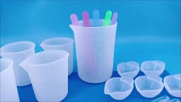 Reusable Silicone Stirring Sticks Set - Non-Stick Bubble Remover Tools, Scraper for Epoxy Resin DIY, Christmas Craft Supplies