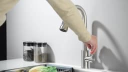 Kitchen Faucet Pull Out Brushed Nickle Stainless Steel Black Kitchen Mixed Tap Kitchen Sink Tap