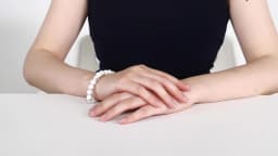 JD Natural White Howlite Turquoise Stone Bead Bracelets Women Fashion Simple Couple Distance Stretch Bangles Charm Wrist Jewelry