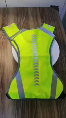 High Visibility Reflective Motorcycle Cycling Vest Night Running Safety Coat for Men Women Safety