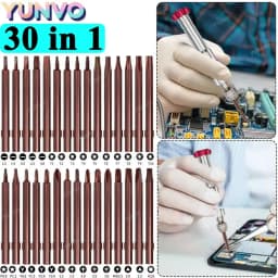 30 in 1 Magnetic Precision Screwdriver Set, S2 Steel Bits, Phone Watch Glasses Repair Tool Kit for iPhone Android