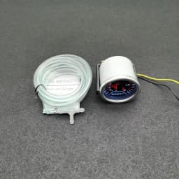 52mm Racing Gauge 12V LED Smoke Len -1~0~2 BAR Turbo Boost Water Temperature Oil Pressure Voltmeter Air Fuel Ratio Meter For 12V