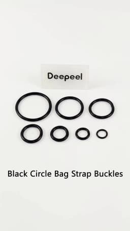 20Pcs 20/25/32/38mm Metal O Ring Buckles for Bag Straps Backpack Loops Clasp Keychain Connector Leather Hardware Accessories