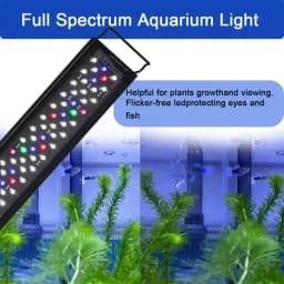 12-30 Inch Fish Tank Full Spectrum LED Light with Timing and Memory Function, Aquarium Plant Growth Light 100-240V
