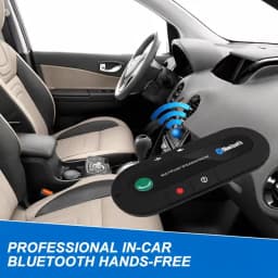 HOt Sale Wireless Handsfree Car Bluetooth Kit 4.1 Sun Visor Bluetooth Speaker Speakerphone MP3 Music Player Car Charger