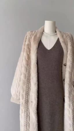 Winter Thick Warm Female Long Loose Coats Plus Size Button Fly Vintage Women's Faux Fur Outerwear Ladies X-long Dobby Fur Jacket