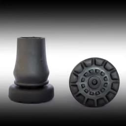 16-22mm Antiskid Walking Stick Crutch Cane Bottom Pads Cover Protector Climbing Hiking Trekking Pole Tip