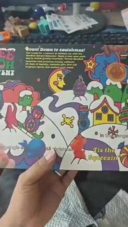 New Needoh Christmas Countdown Calendar, Treasure Hunt, New Year Surprise, Surprise Box Toys, Festivals and Holiday Gifts.